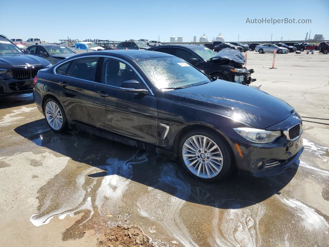 2015 Bmw 435 I Gran Coupe Charcoal vin: WBA4B1C54FD954905