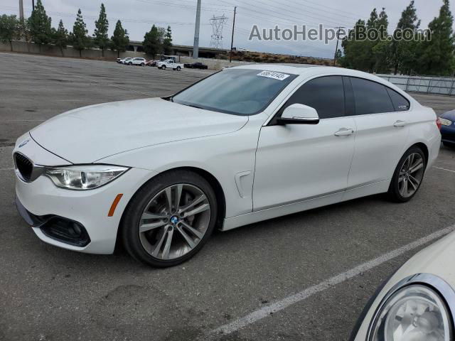 2016 Bmw 435 I Gran Coupe White vin: WBA4B1C54GG242846