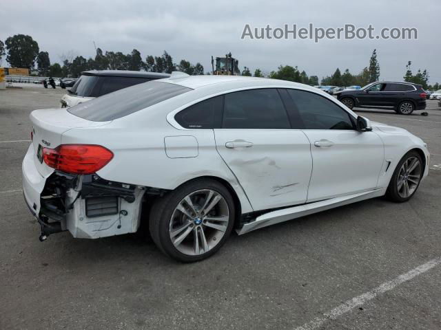 2016 Bmw 435 I Gran Coupe White vin: WBA4B1C54GG242846