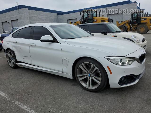 2016 Bmw 435 I Gran Coupe White vin: WBA4B1C54GG242846