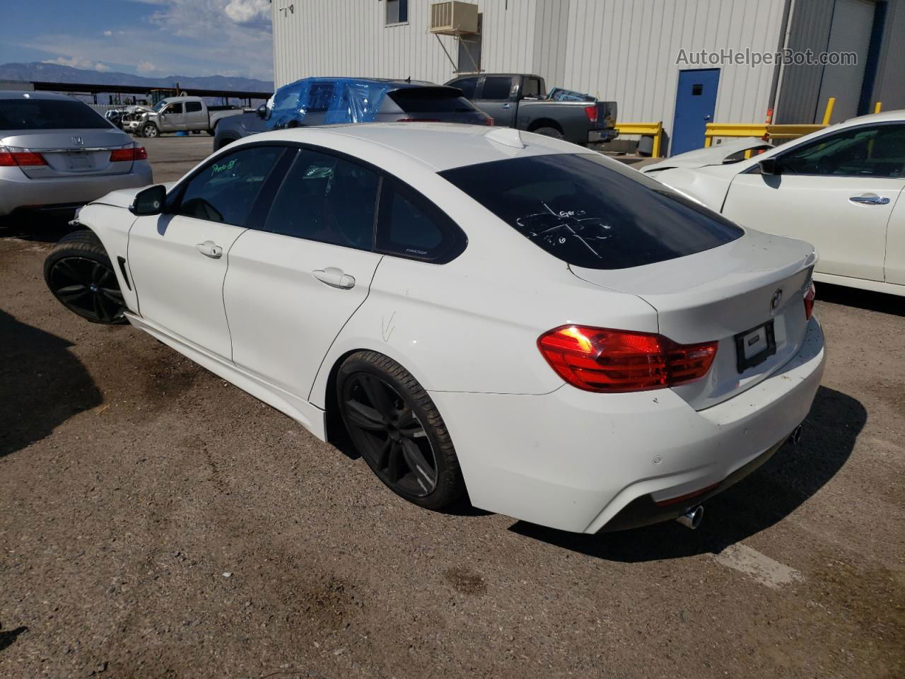 2015 Bmw 435 I Gran Coupe White vin: WBA4B1C55FD954802