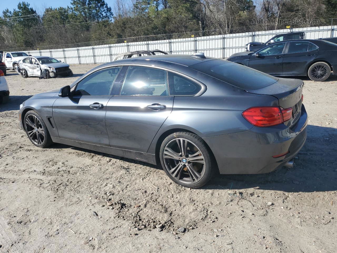 2015 Bmw 435 I Gran Coupe Gray vin: WBA4B1C56FD955277