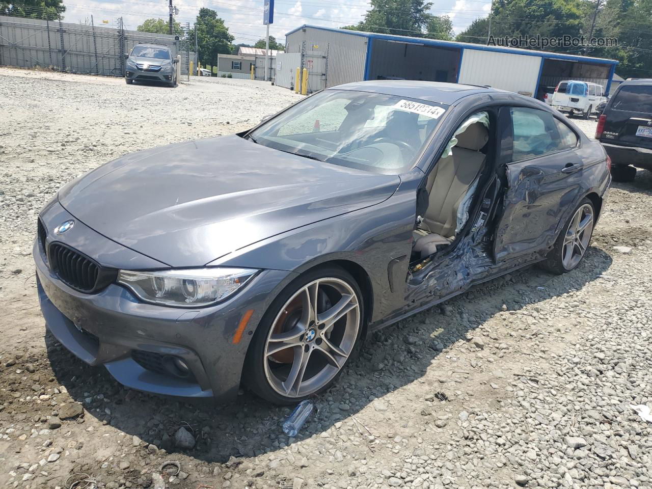 2016 Bmw 435 I Gran Coupe Gray vin: WBA4B1C56GG241942