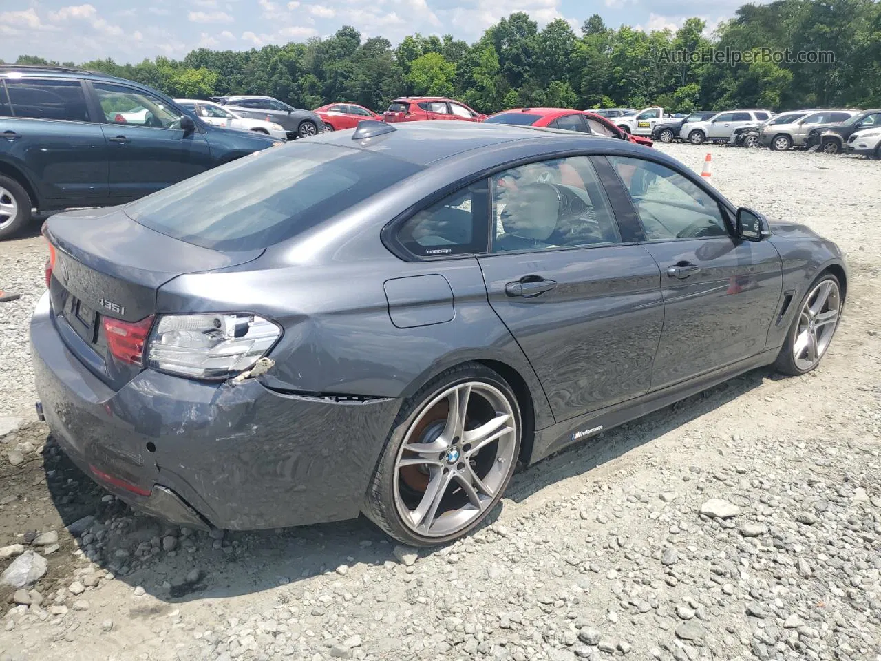 2016 Bmw 435 I Gran Coupe Gray vin: WBA4B1C56GG241942