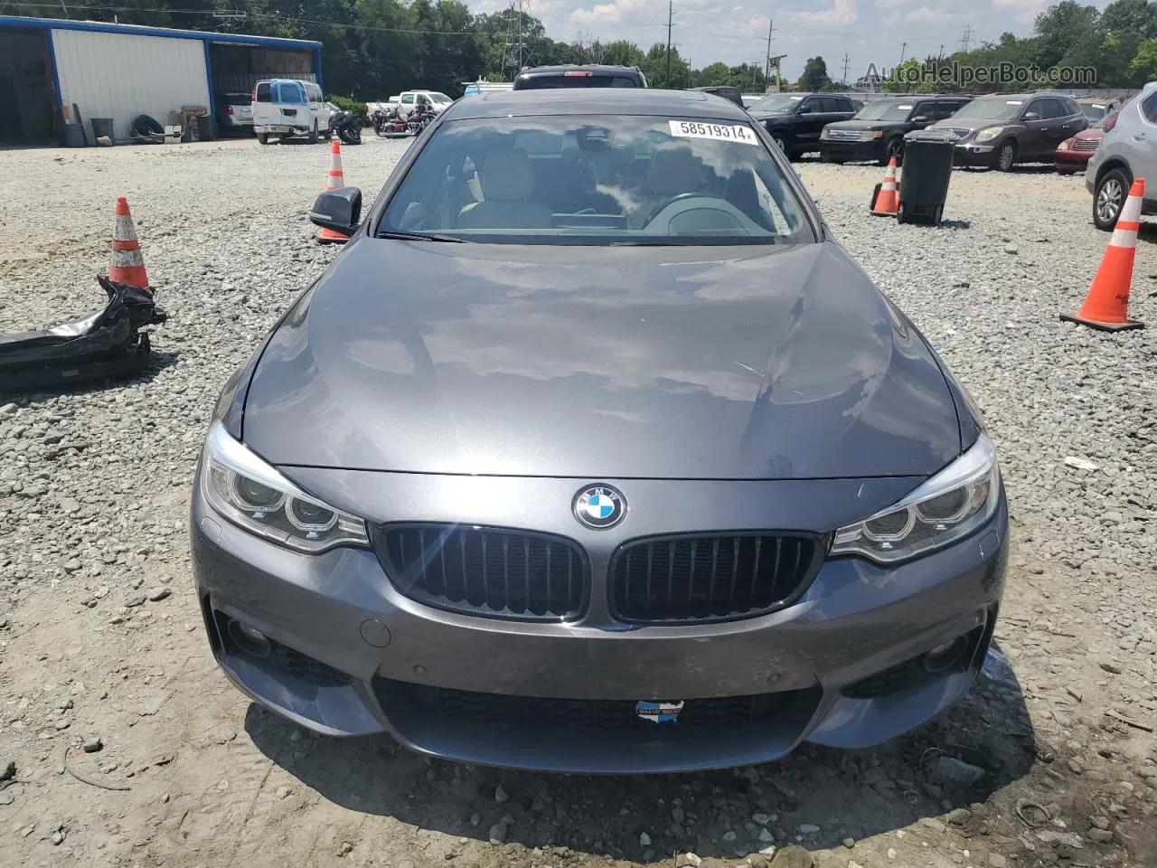 2016 Bmw 435 I Gran Coupe Gray vin: WBA4B1C56GG241942