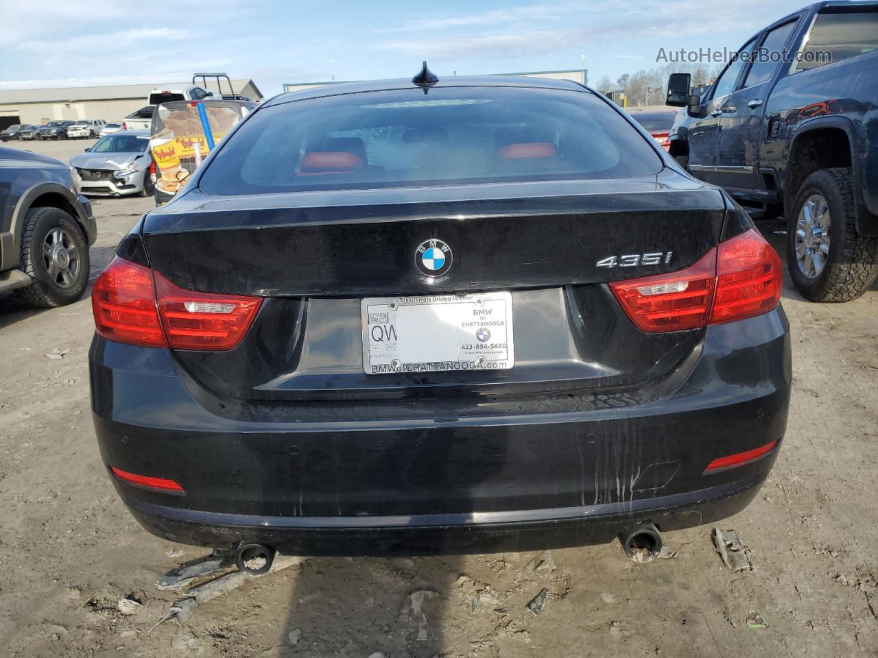 2016 Bmw 435 I Gran Coupe Black vin: WBA4B1C56GG242136