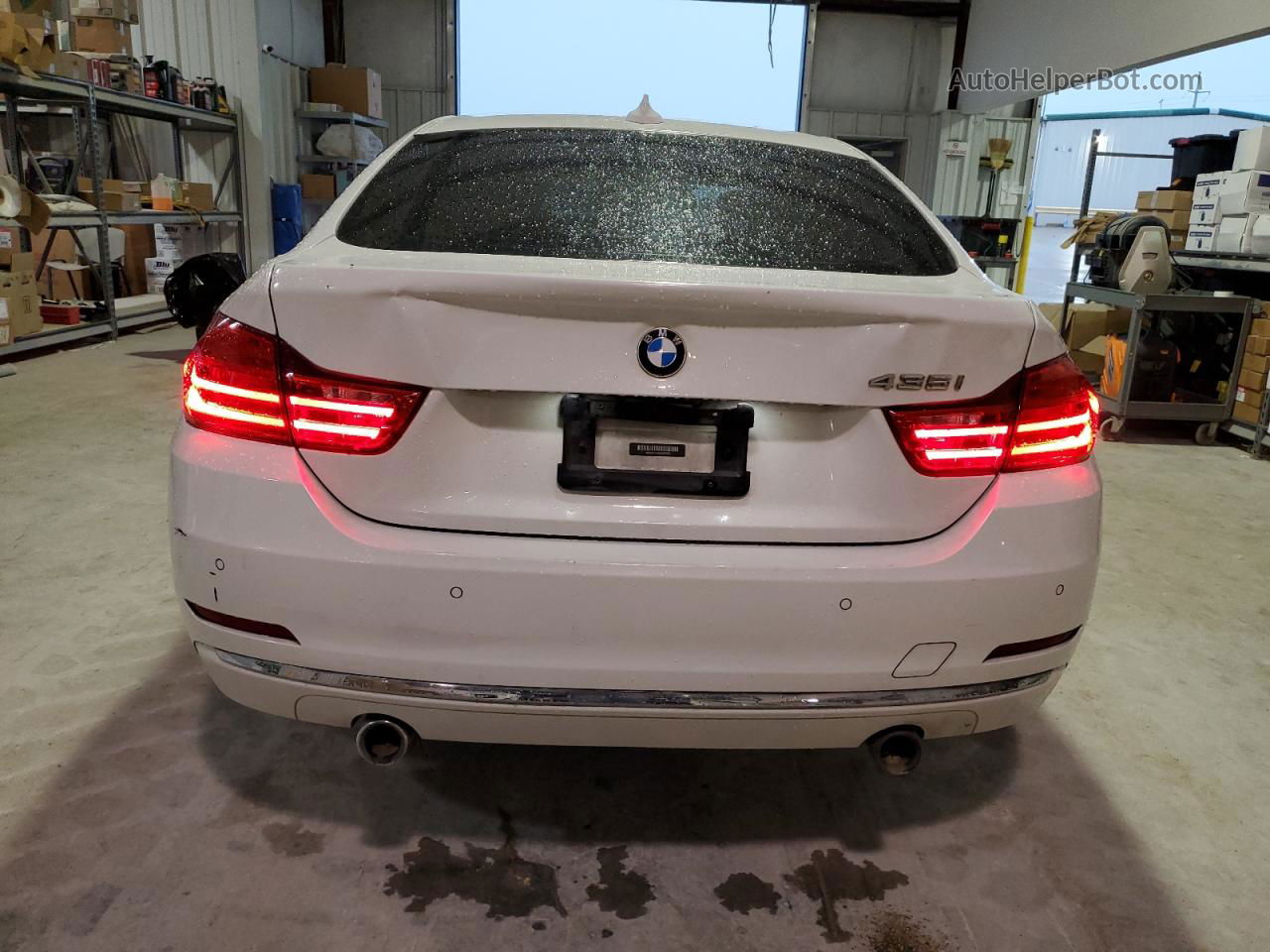 2016 Bmw 435 I Gran Coupe White vin: WBA4B1C56GG242766