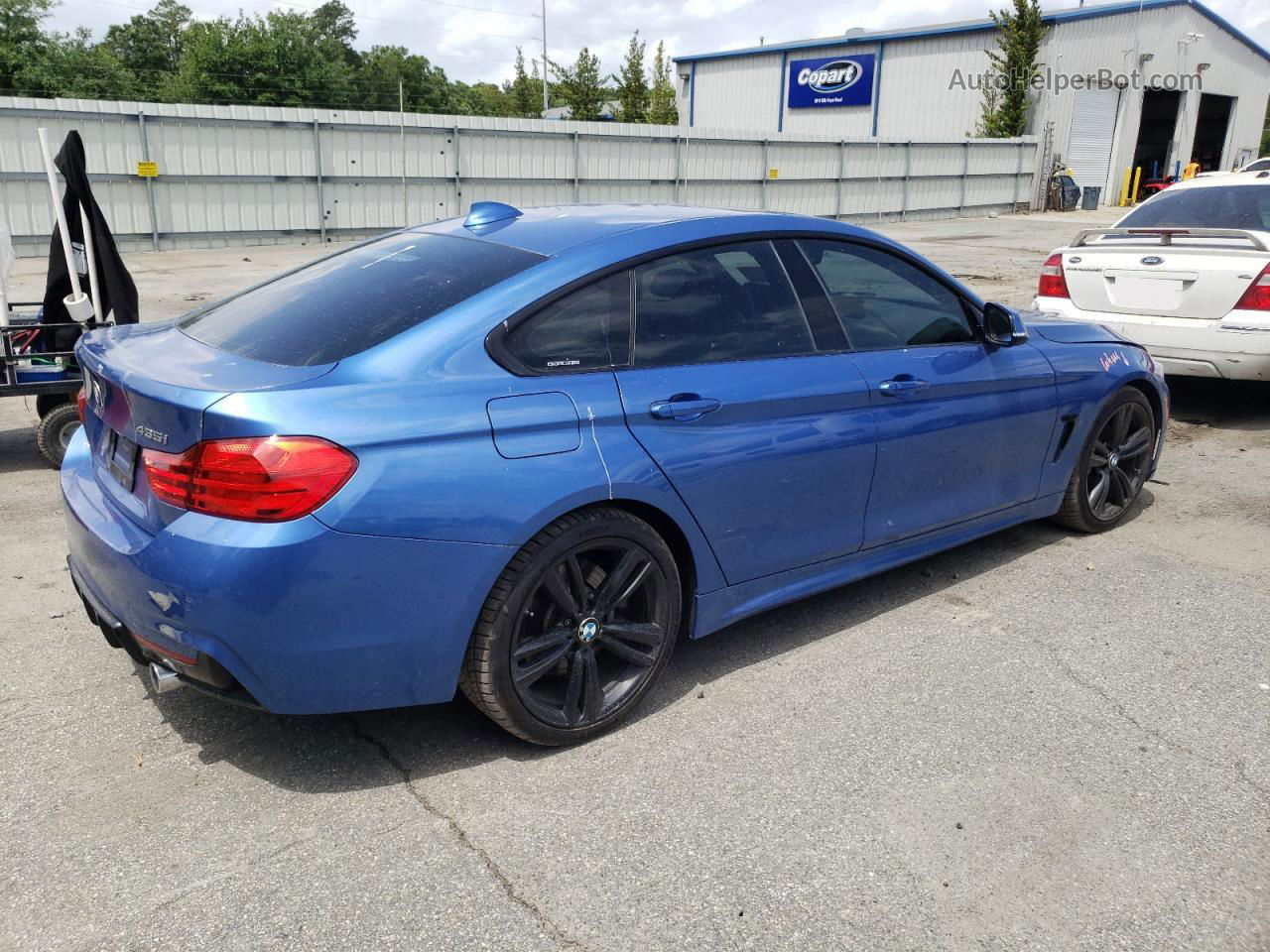 2016 Bmw 435 I Gran Coupe Blue vin: WBA4B1C57GG242713