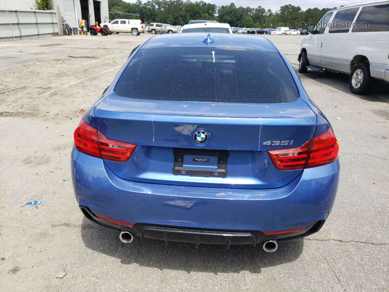 2016 Bmw 435 I Gran Coupe Blue vin: WBA4B1C57GG242713