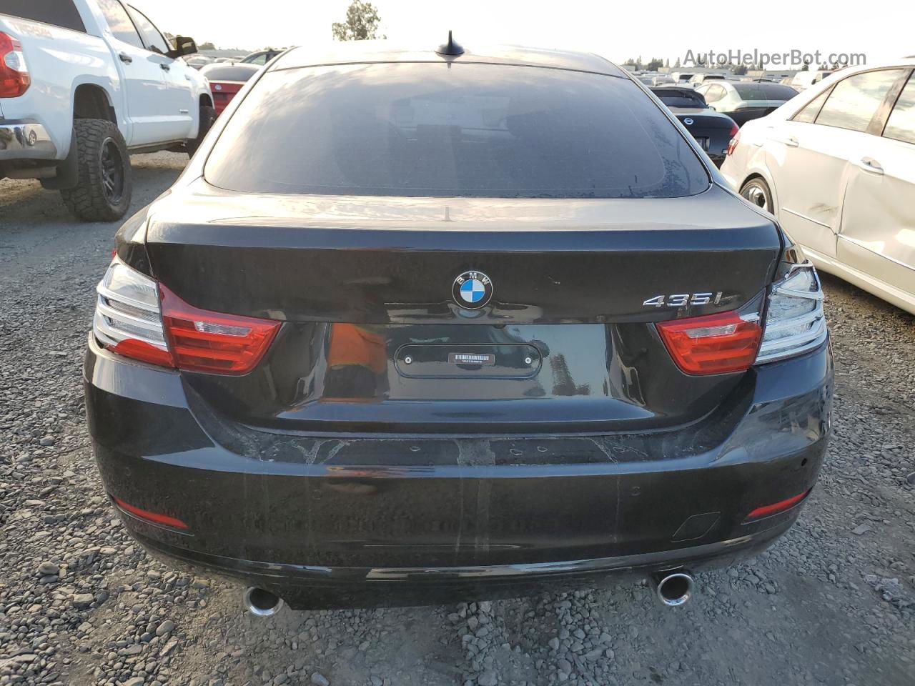 2015 Bmw 435 I Gran Coupe Черный vin: WBA4B1C58FD955152