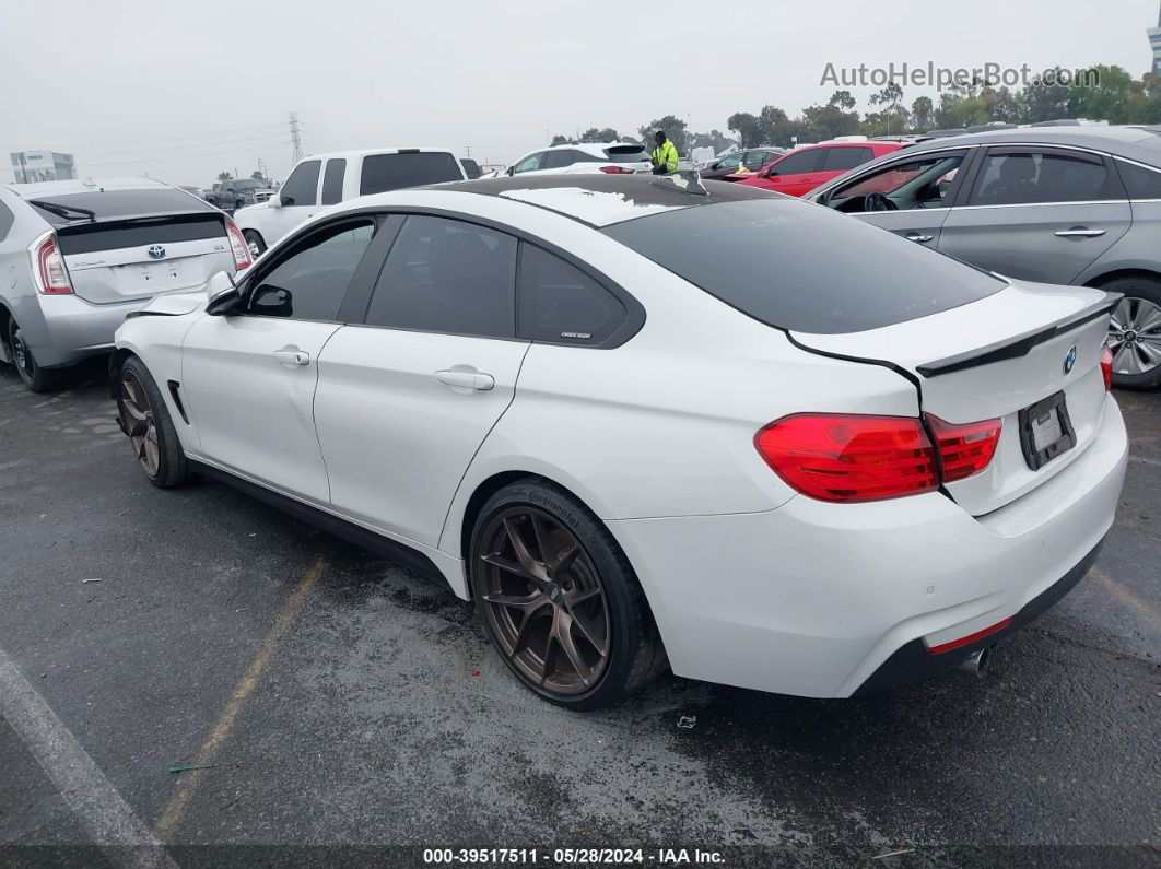 2016 Bmw 435i Gran Coupe   White vin: WBA4B1C58GG242509