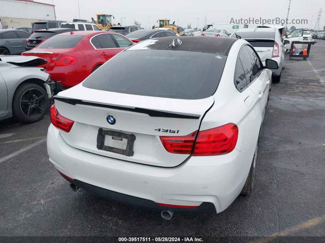 2016 Bmw 435i Gran Coupe   White vin: WBA4B1C58GG242509