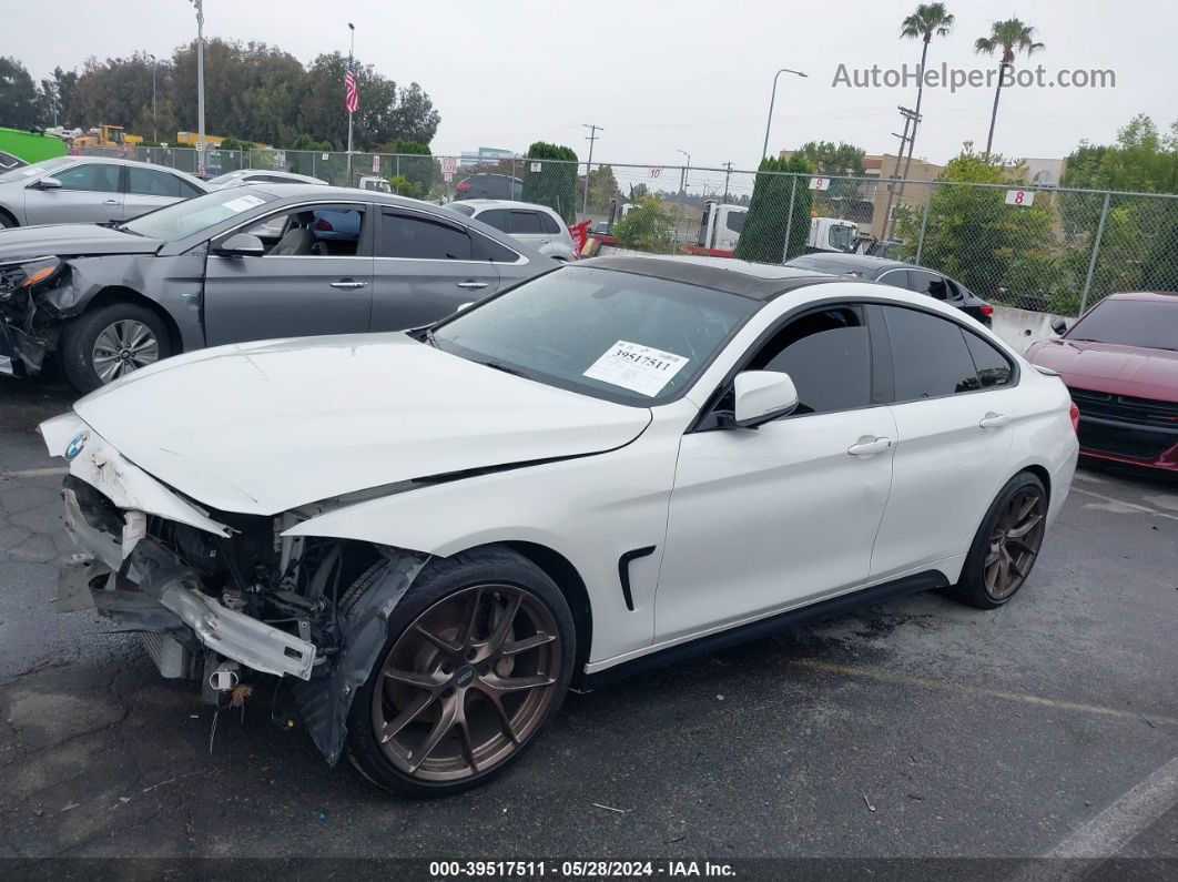 2016 Bmw 435i Gran Coupe   White vin: WBA4B1C58GG242509