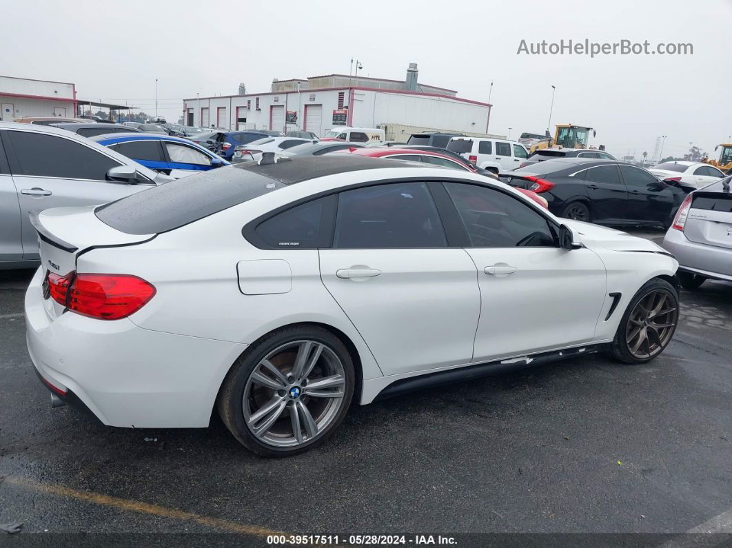 2016 Bmw 435i Gran Coupe   White vin: WBA4B1C58GG242509