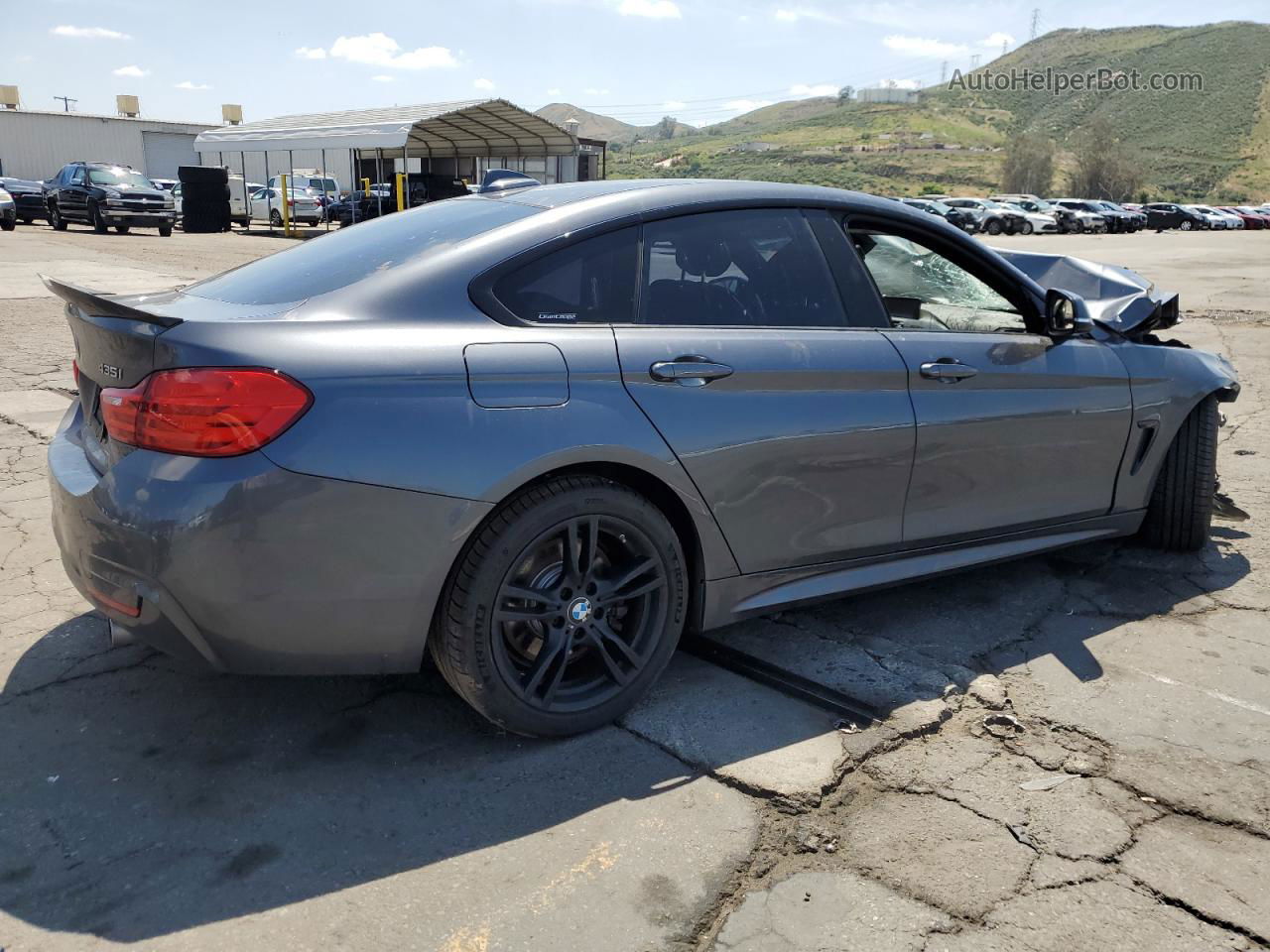 2015 Bmw 435 I Gran Coupe Gray vin: WBA4B1C59FG241593