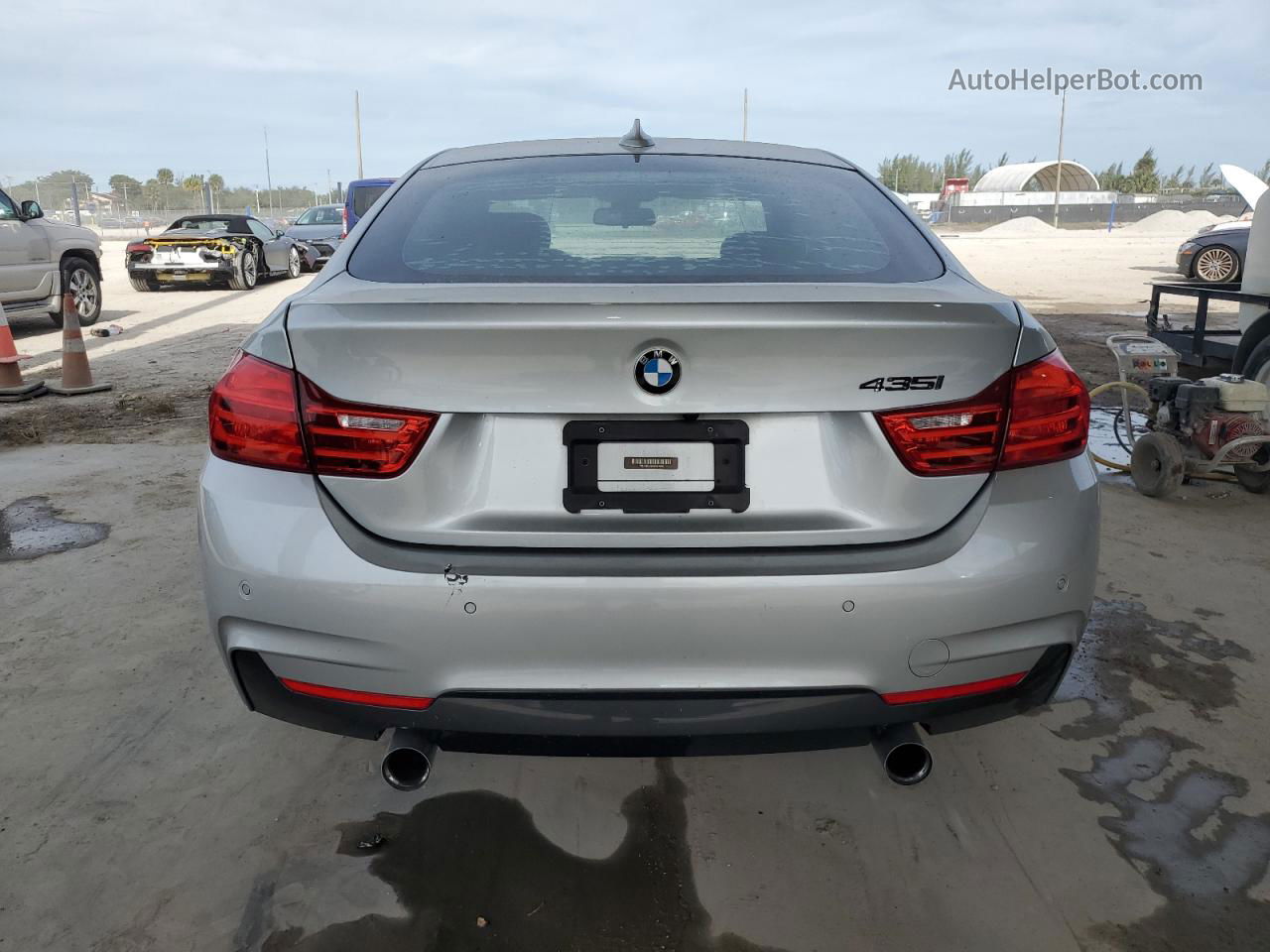 2016 Bmw 435 I Gran Coupe Серебряный vin: WBA4B1C59GG242230