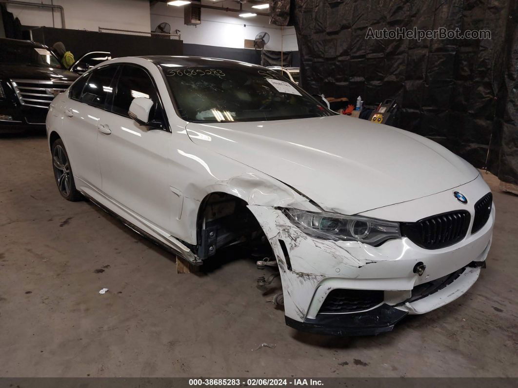 2016 Bmw 435i Gran Coupe Xdrive White vin: WBA4B3C50GG527944