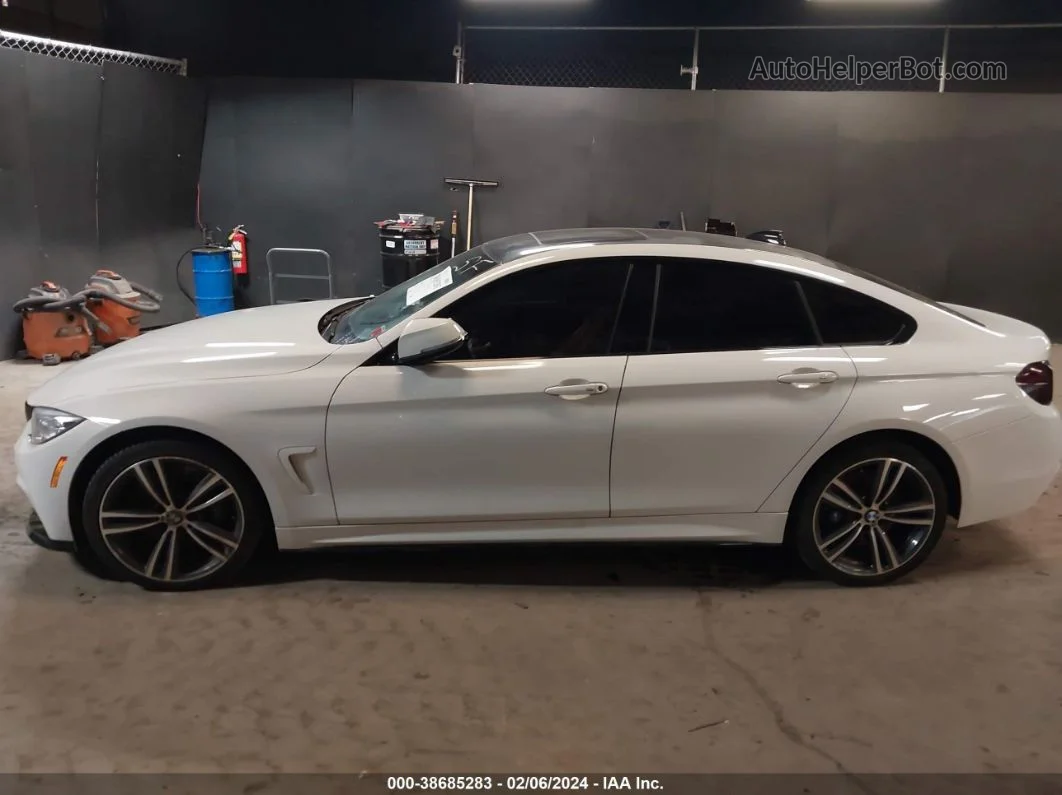 2016 Bmw 435i Gran Coupe Xdrive White vin: WBA4B3C50GG527944