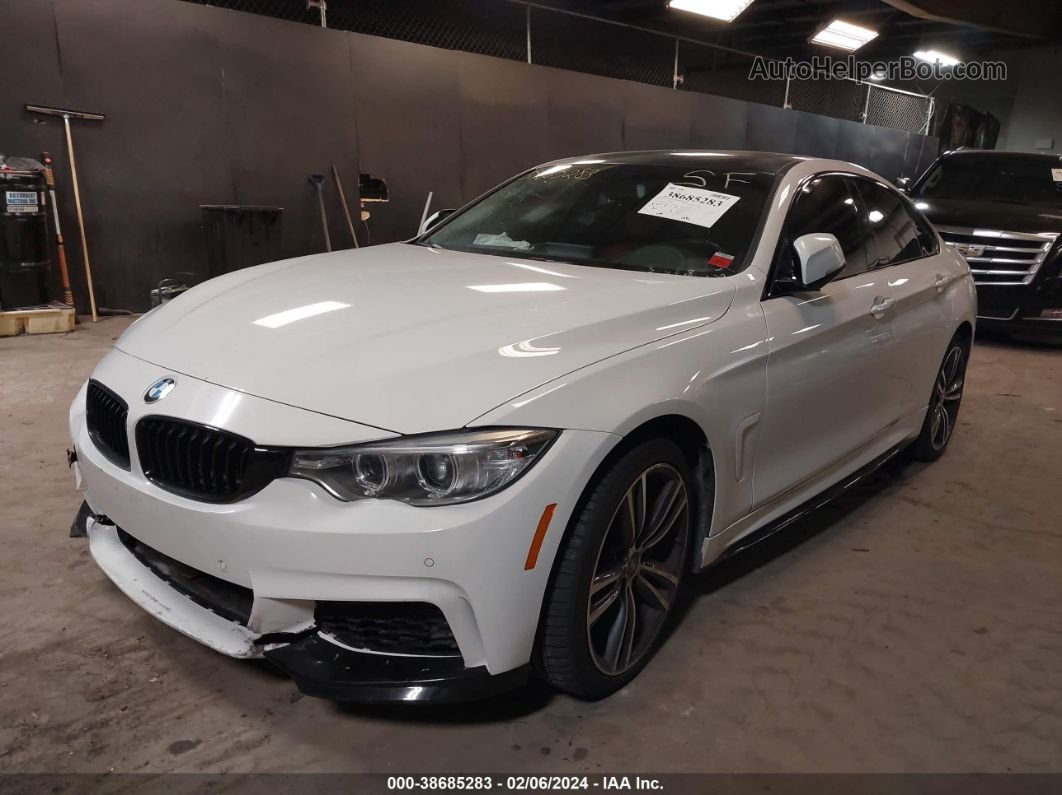 2016 Bmw 435i Gran Coupe Xdrive White vin: WBA4B3C50GG527944