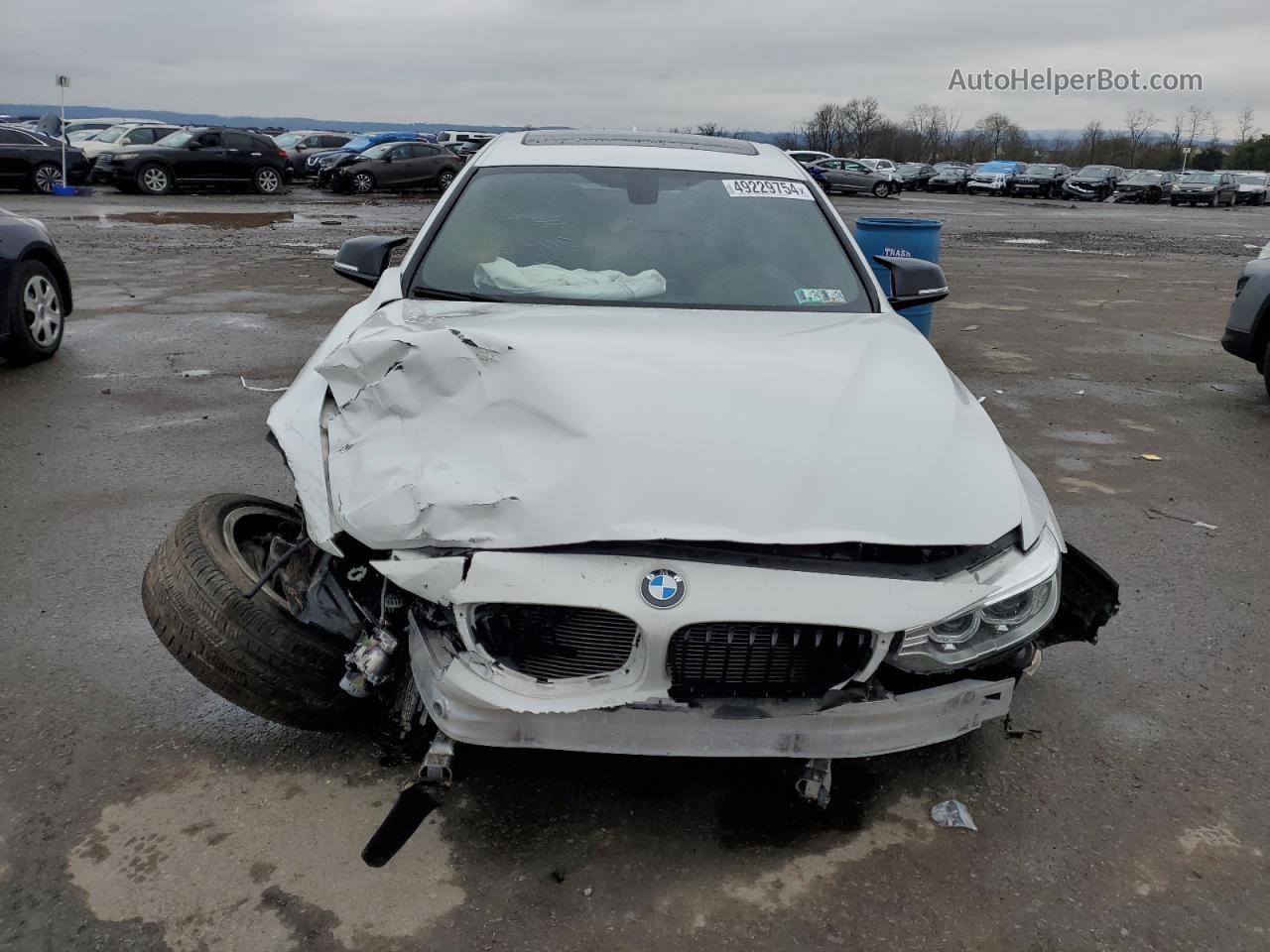 2016 Bmw 435 Xi Gran Coupe White vin: WBA4B3C50GG528818