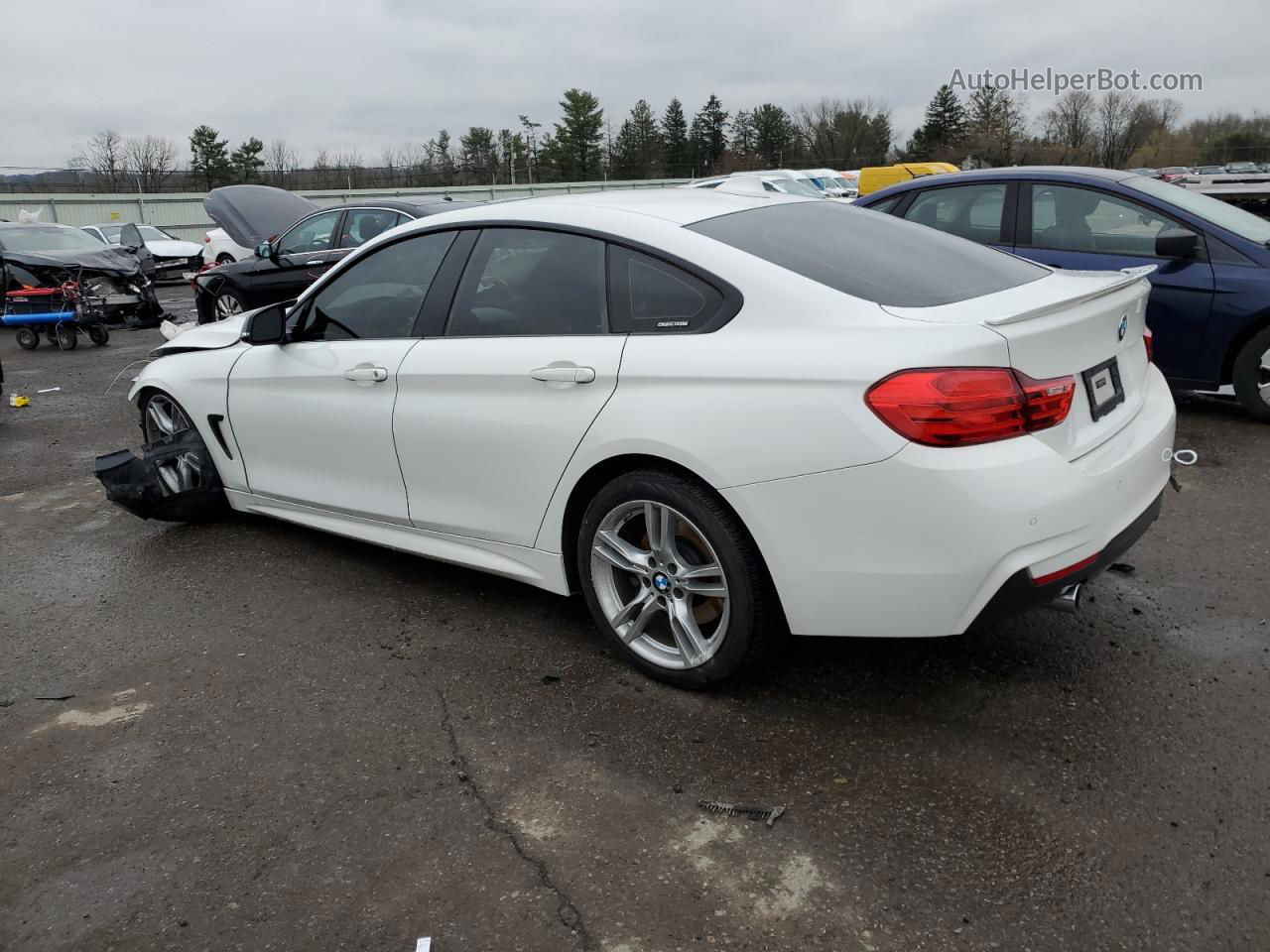 2016 Bmw 435 Xi Gran Coupe White vin: WBA4B3C50GG528818