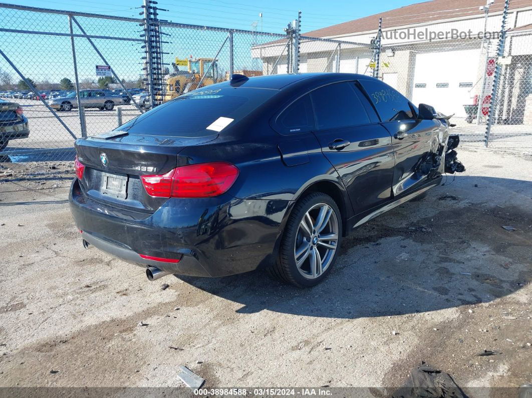 2015 Bmw 435i Gran Coupe Xdrive Black vin: WBA4B3C51FGV48302