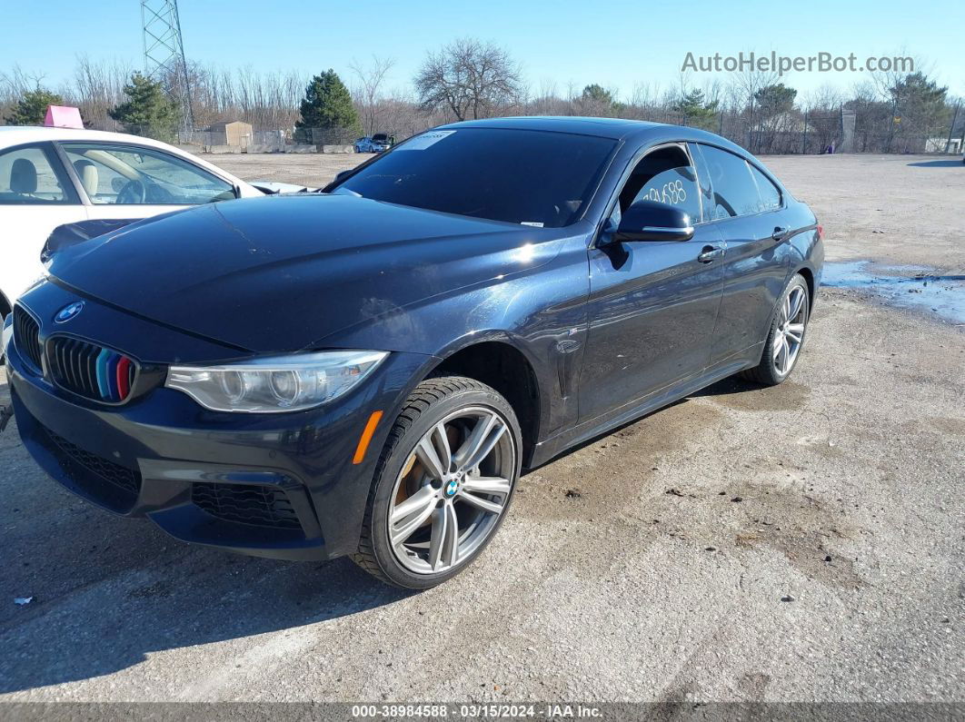 2015 Bmw 435i Gran Coupe Xdrive Black vin: WBA4B3C51FGV48302