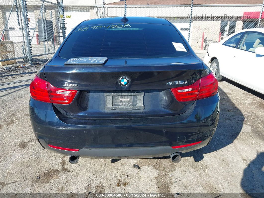 2015 Bmw 435i Gran Coupe Xdrive Black vin: WBA4B3C51FGV48302