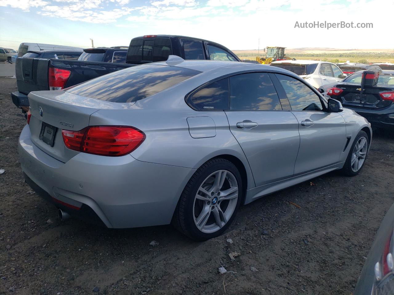 2016 Bmw 435 Xi Gran Coupe Silver vin: WBA4B3C52GG527802