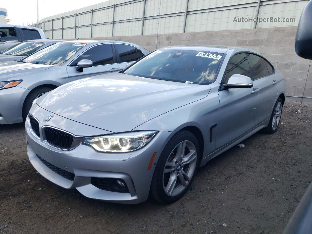 2016 Bmw 435 Xi Gran Coupe Silver vin: WBA4B3C52GG527802