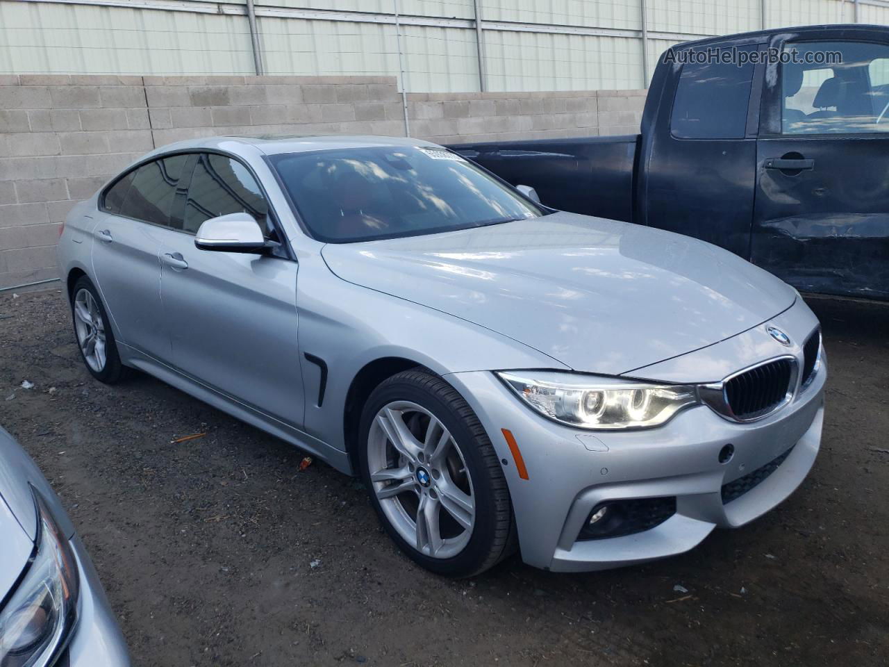 2016 Bmw 435 Xi Gran Coupe Silver vin: WBA4B3C52GG527802