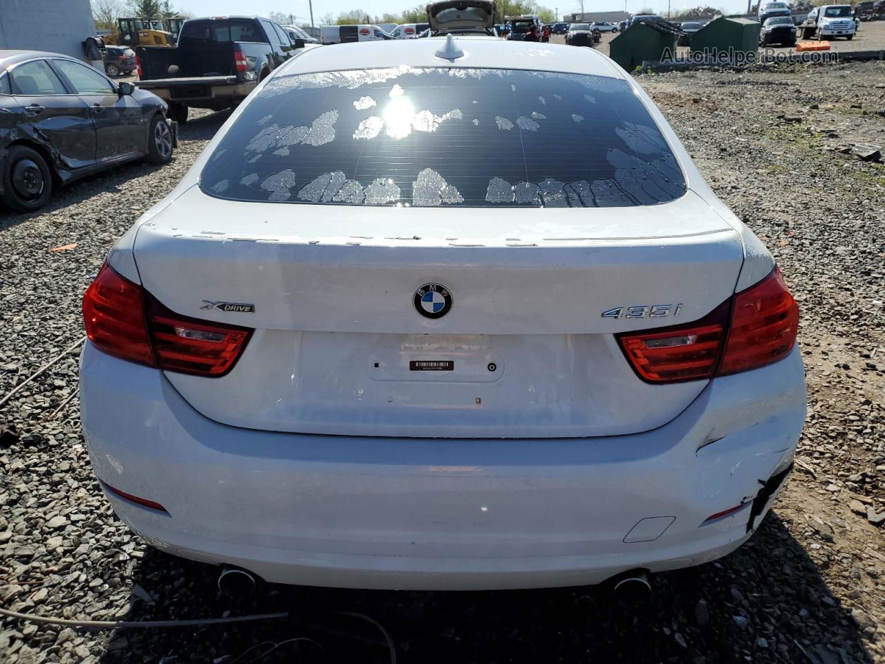 2015 Bmw 435 Xi Gran Coupe White vin: WBA4B3C54FGV48360