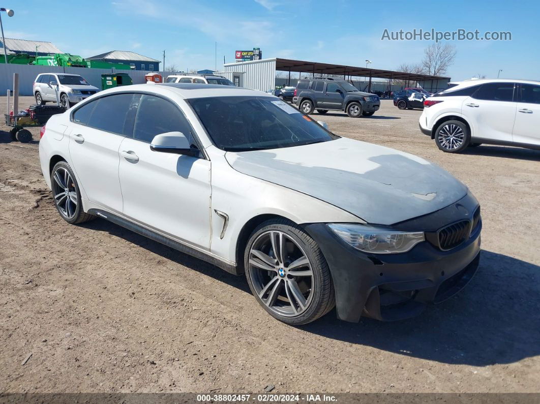 2015 Bmw 435i Gran Coupe Xdrive Белый vin: WBA4B3C54FGV48469