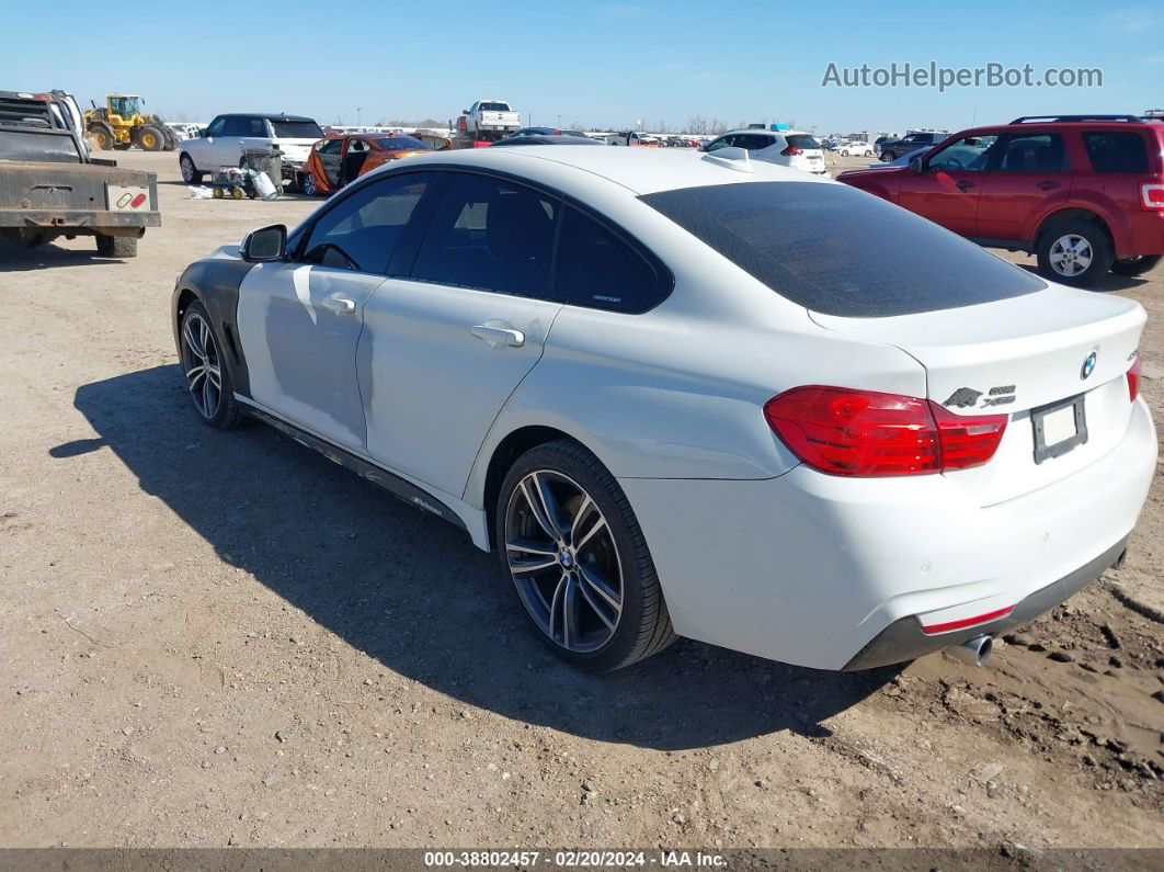 2015 Bmw 435i Gran Coupe Xdrive Белый vin: WBA4B3C54FGV48469