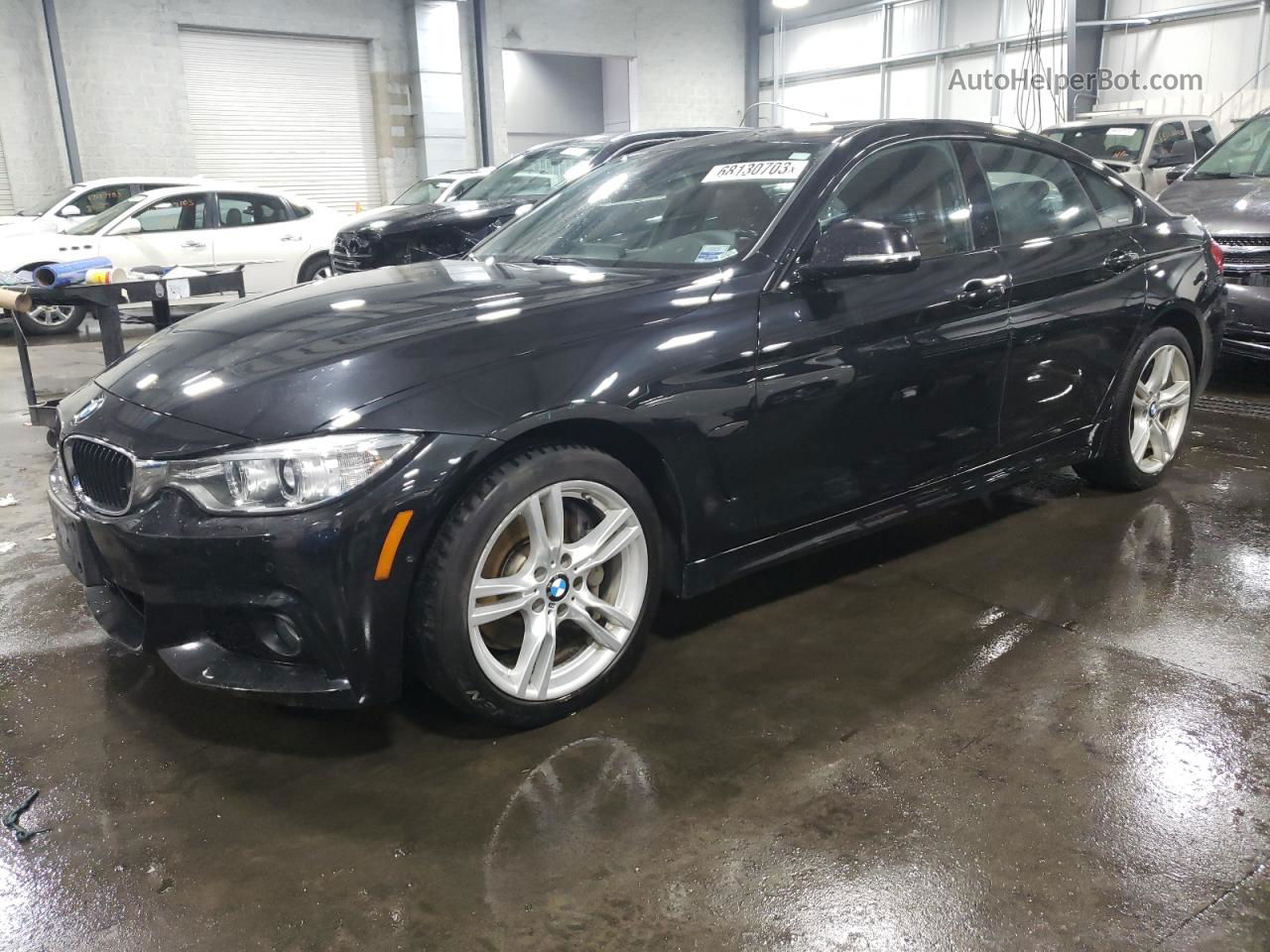 2016 Bmw 435 Xi Gran Coupe Black vin: WBA4B3C55GG344202