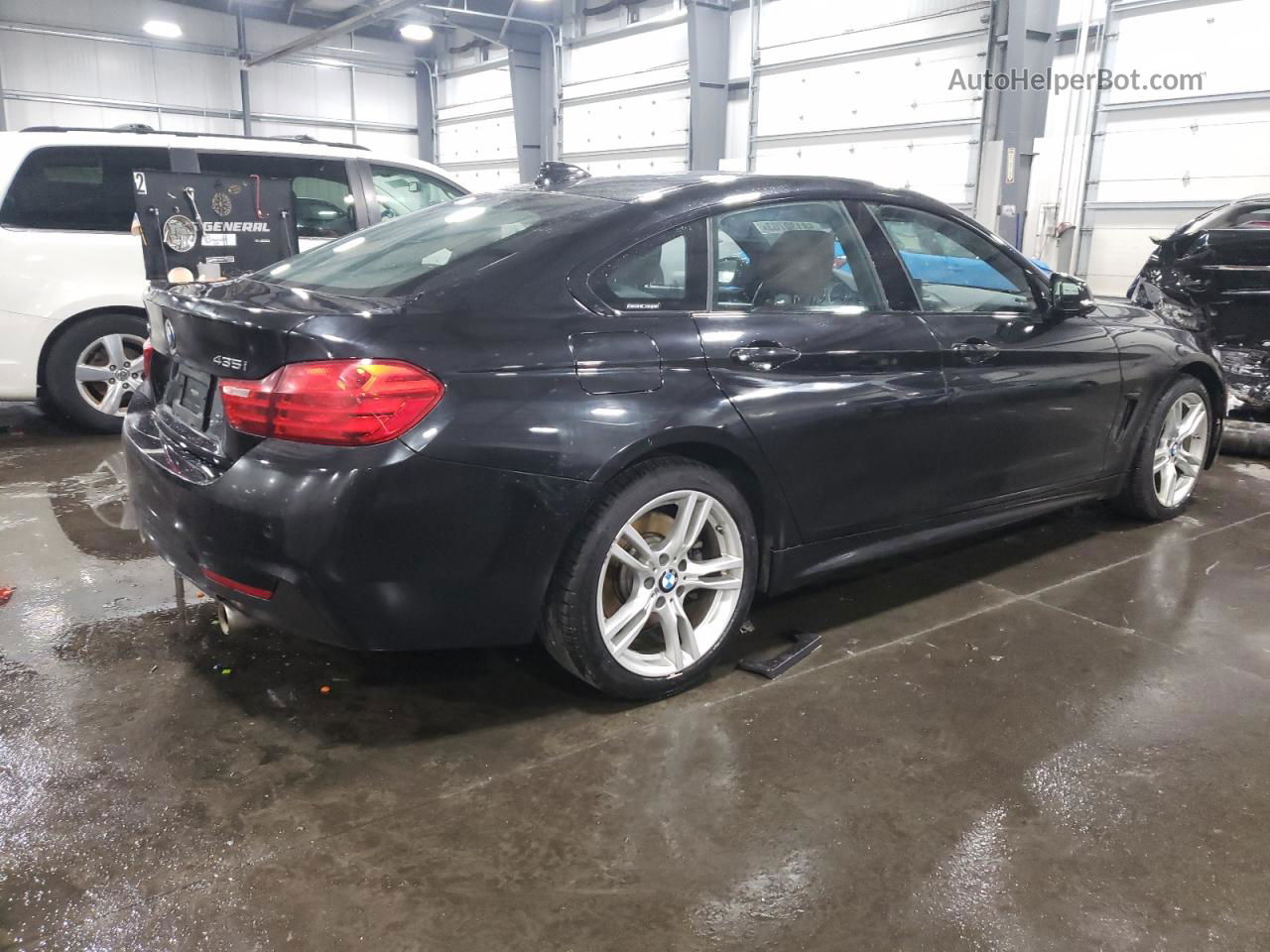 2016 Bmw 435 Xi Gran Coupe Black vin: WBA4B3C55GG344202