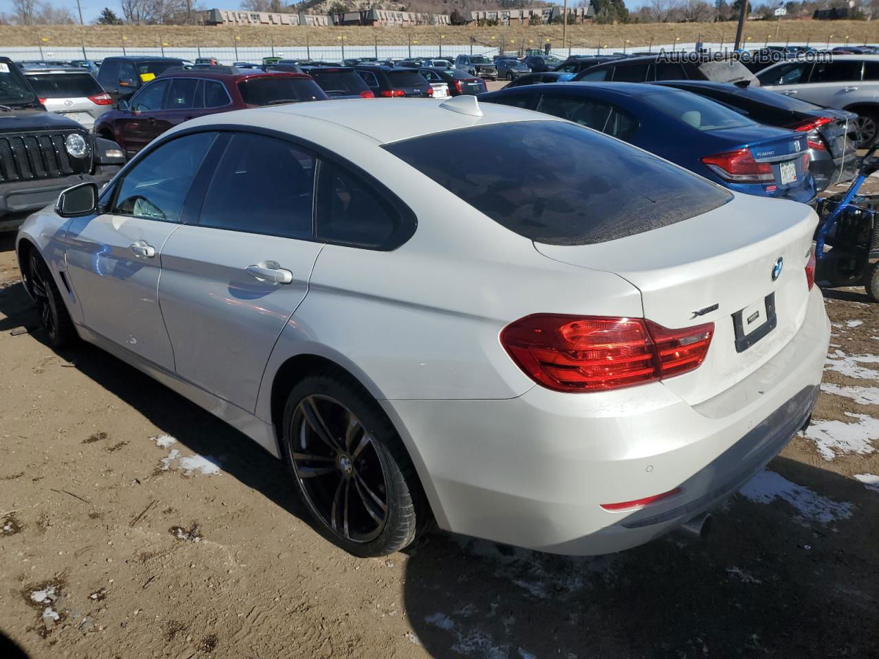 2015 Bmw 435 Xi Gran Coupe White vin: WBA4B3C56FD670333