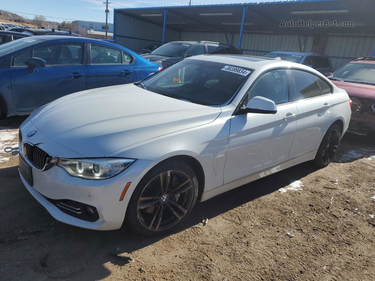 2015 Bmw 435 Xi Gran Coupe White vin: WBA4B3C56FD670333