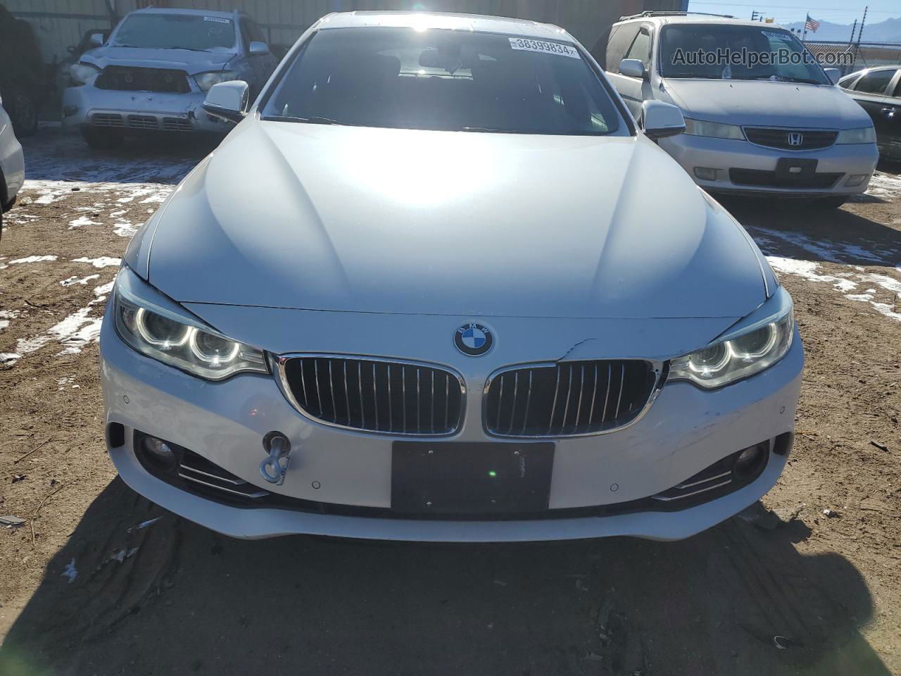 2015 Bmw 435 Xi Gran Coupe White vin: WBA4B3C56FD670333