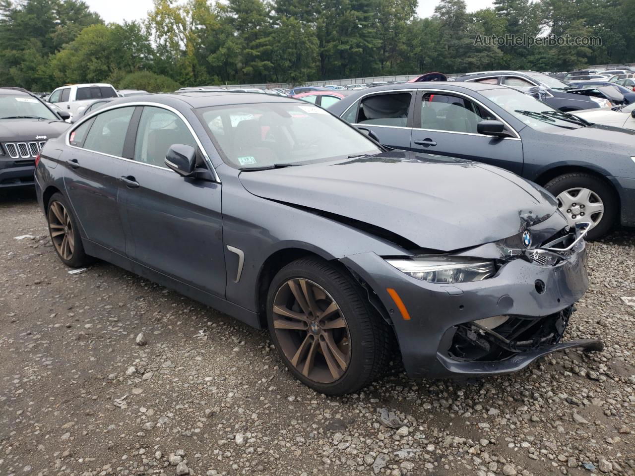 2015 Bmw 435 Xi Gran Coupe Серый vin: WBA4B3C57FD669787