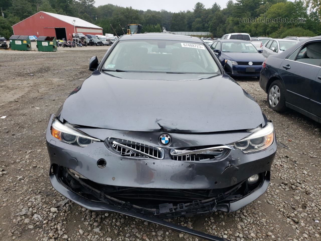 2015 Bmw 435 Xi Gran Coupe Gray vin: WBA4B3C57FD669787