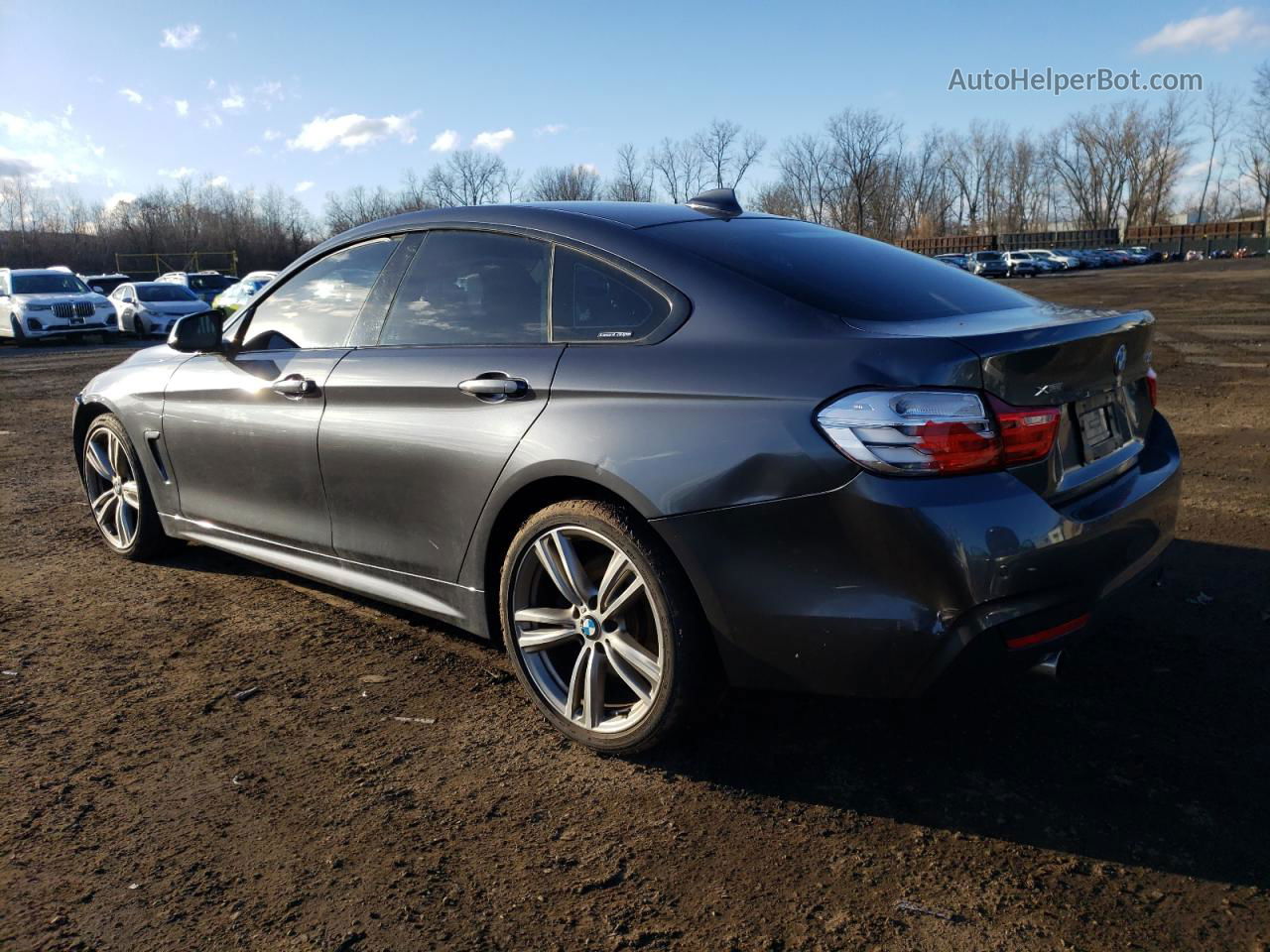 2015 Bmw 435 Xi Gran Coupe Gray vin: WBA4B3C58FGV48426