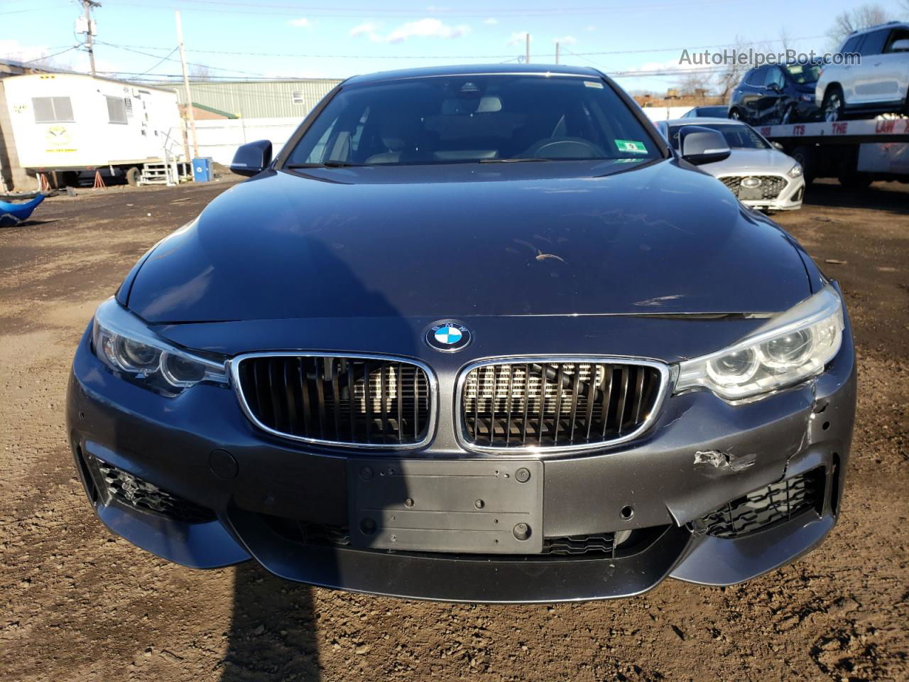 2015 Bmw 435 Xi Gran Coupe Gray vin: WBA4B3C58FGV48426