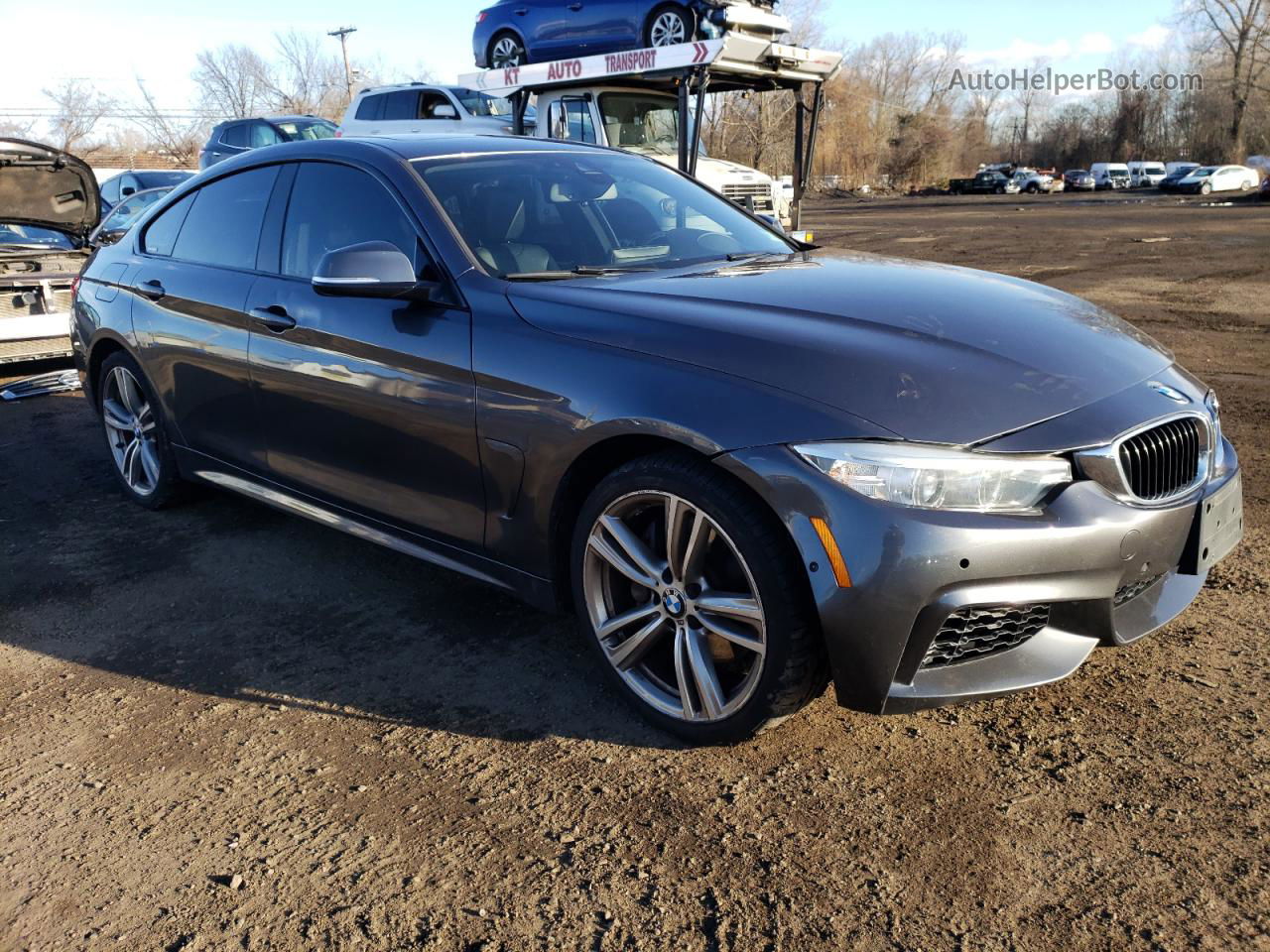 2015 Bmw 435 Xi Gran Coupe Серый vin: WBA4B3C58FGV48426