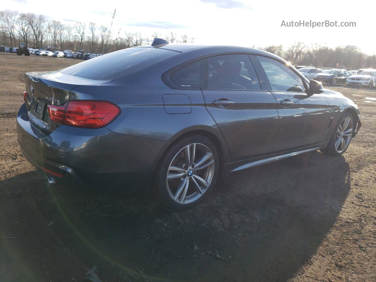 2015 Bmw 435 Xi Gran Coupe Gray vin: WBA4B3C58FGV48426