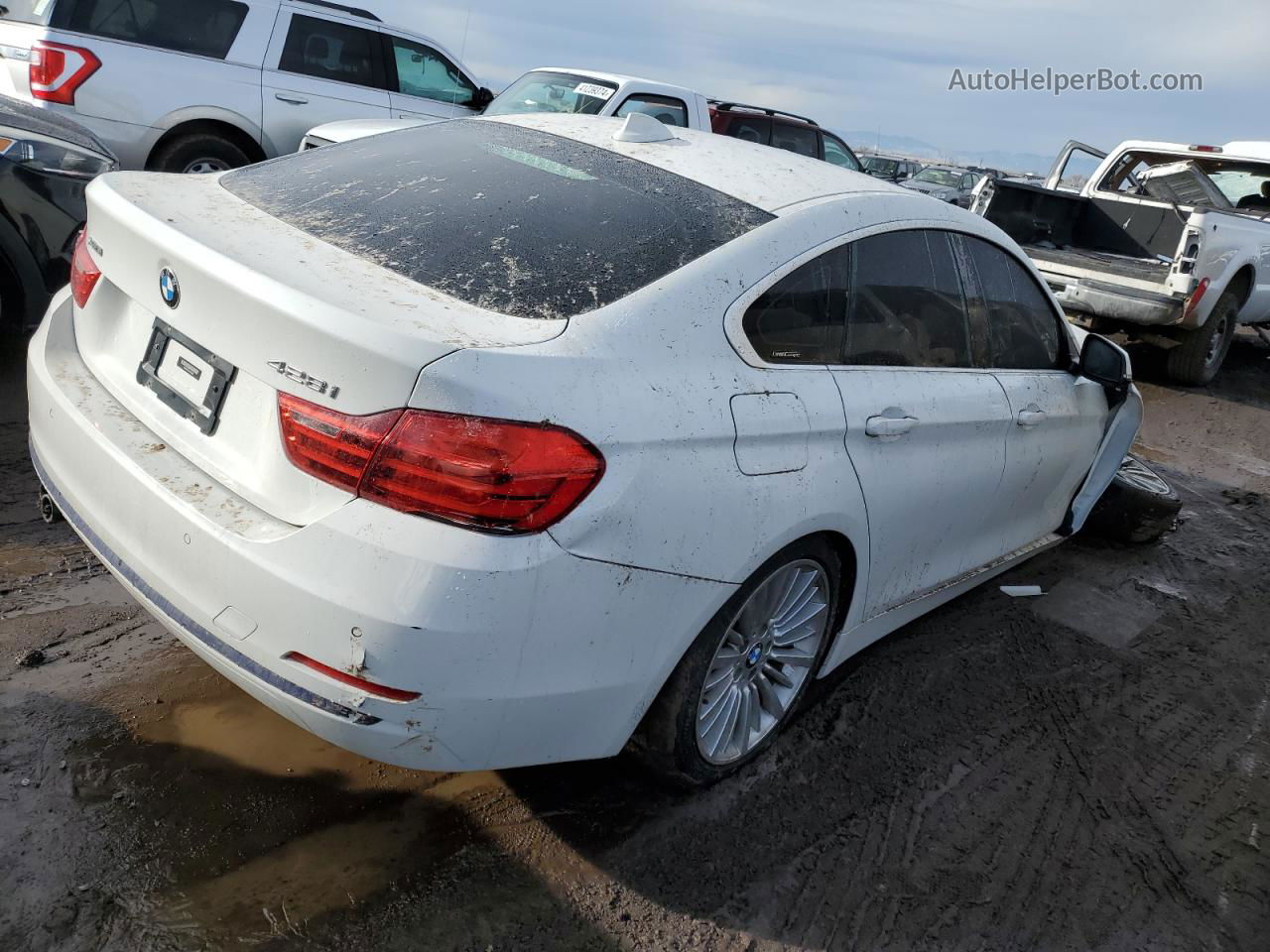 2016 Bmw 428 Xi Gran Coupe Sulev White vin: WBA4C9C50GG138155