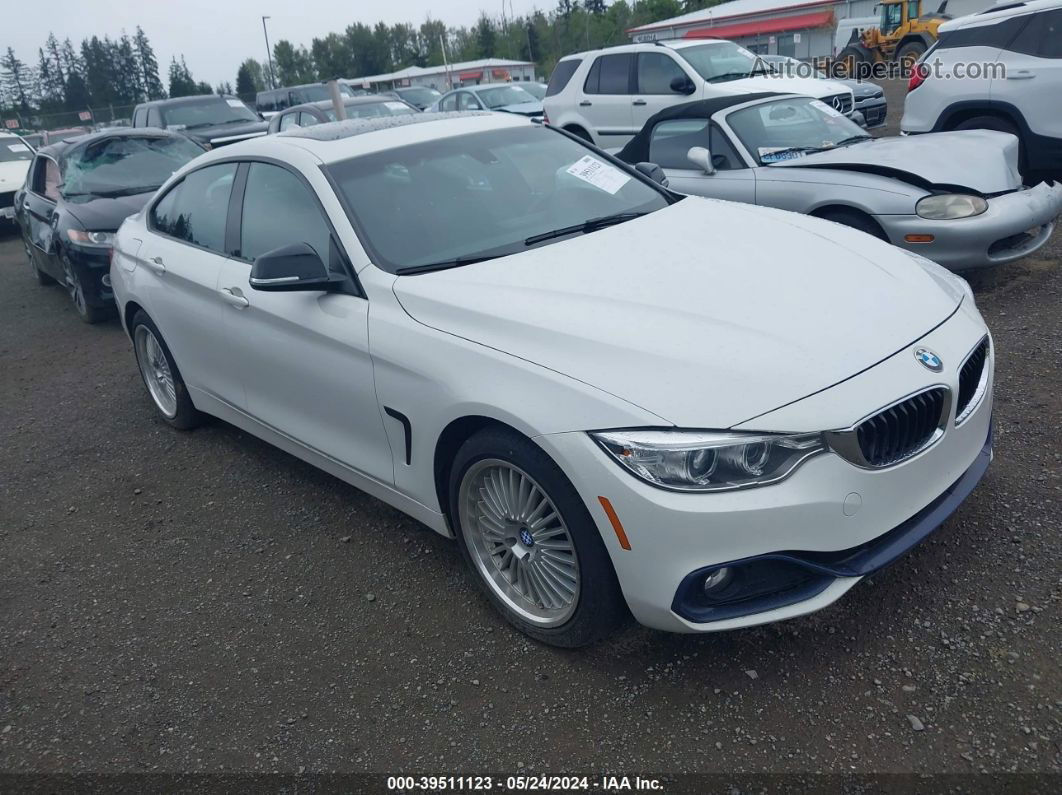 2015 Bmw 428 Gran Coupe Xdrive White vin: WBA4C9C51FG135280