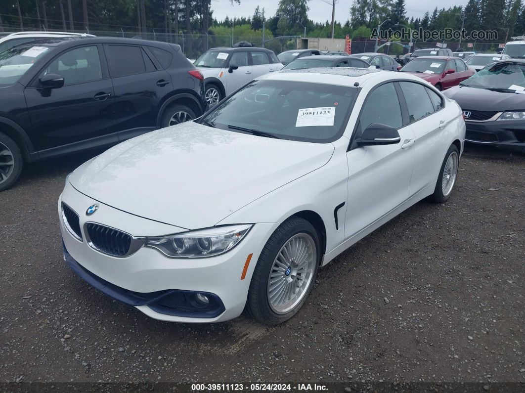 2015 Bmw 428 Gran Coupe Xdrive White vin: WBA4C9C51FG135280