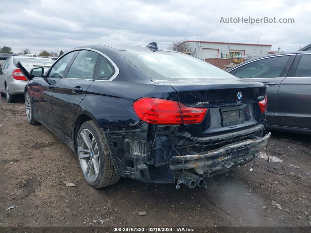 2016 Bmw 428i Gran Coupe Xdrive Dark Blue vin: WBA4C9C51GG137631