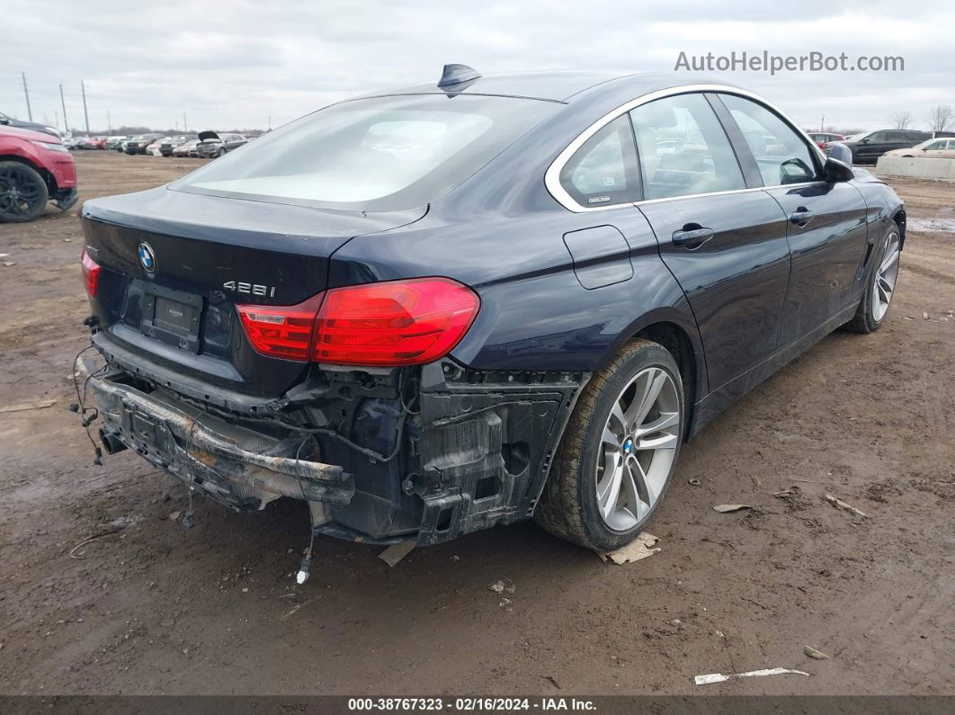 2016 Bmw 428i Gran Coupe Xdrive Dark Blue vin: WBA4C9C51GG137631